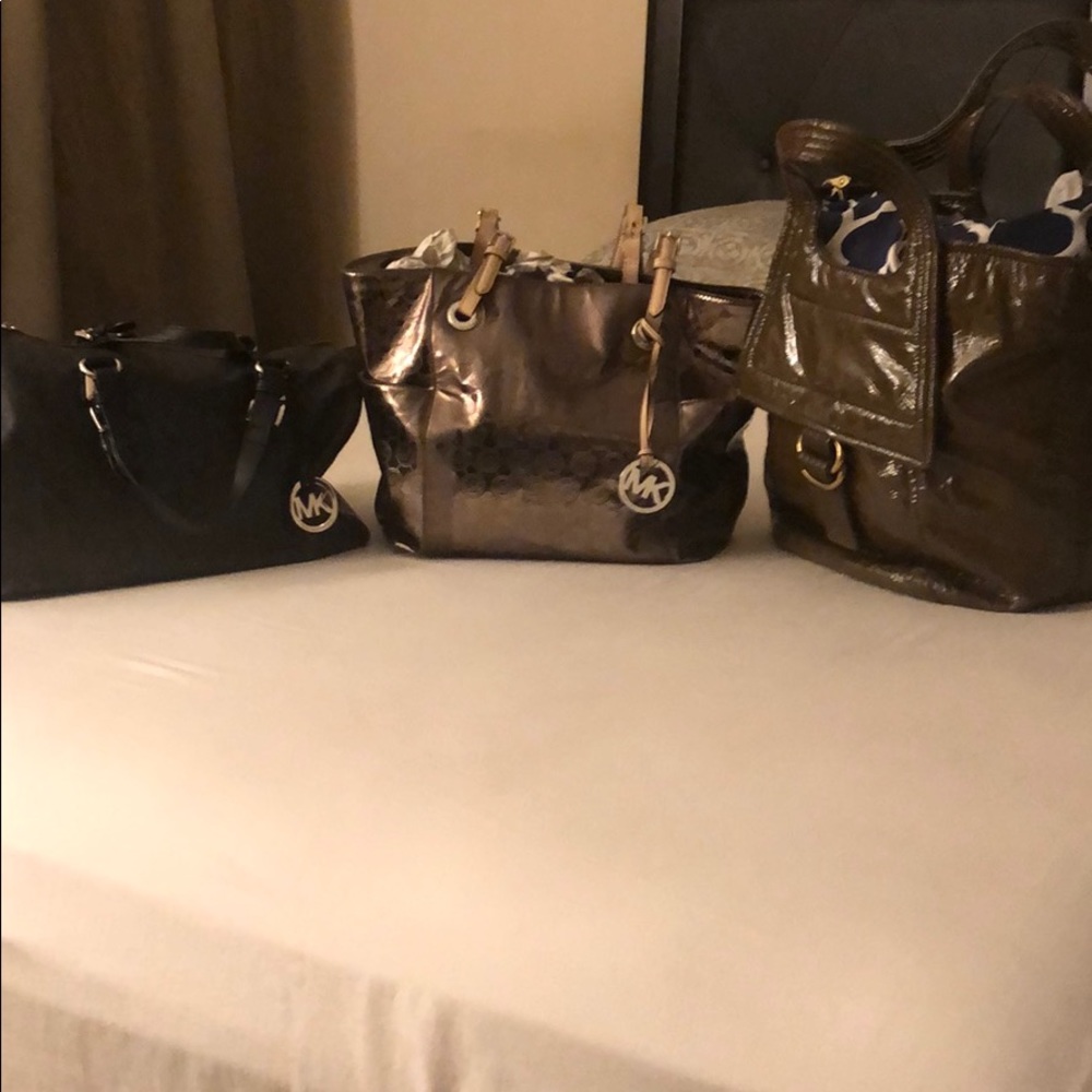 Two Michael kits bags one kooba bag